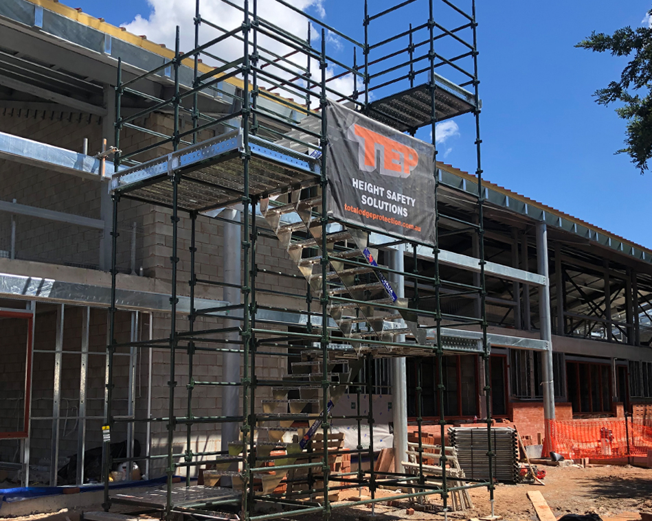 Quick Stage Scaffolds at Total Edge Protection (TEP) Albury-Wodonga region